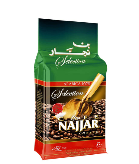Najjar Selection Coffee with Ground Cardamom (100% Arabica) 200 Gm - Tea & Coffee | Desimart