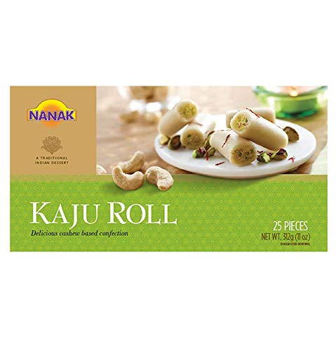 Nanak Kaju Roll 312 g (11 oz) App. 25 Pieces - Sweet | Desimart