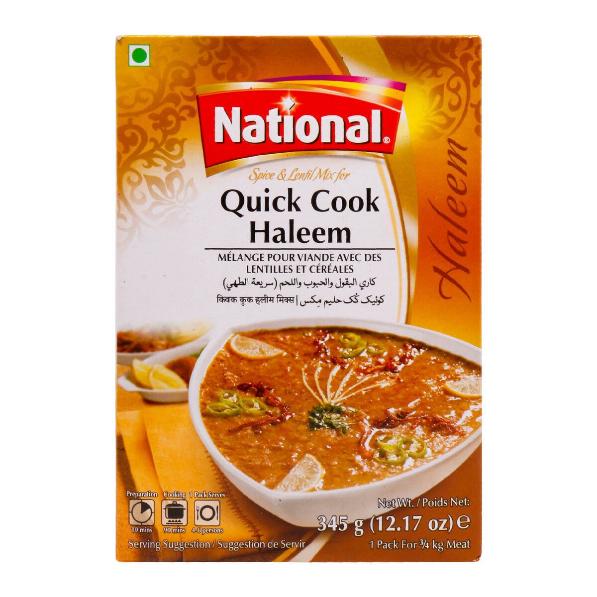 National Quick Cook Haleem Recipe Mix 345g - Spices | Desimart