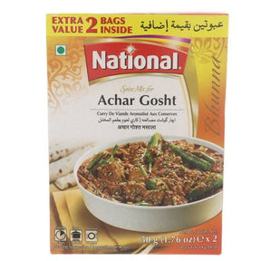 National Achar Gosht Recipe Mix 50g - Spices | Desimart