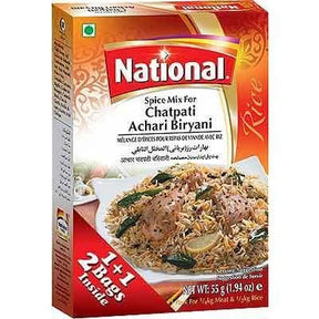 National Spice Mix For Chatpati Achari Biryani 55g - Spices | Desimart