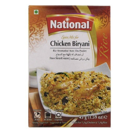 National Spice Mix For Chicken Biryani 45g/90g - Spices | Desimart