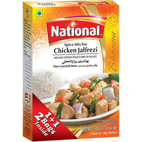 National Spice Mix For Chicken Jalfrezi 50g/100g - Spices | Desimart