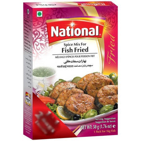 National Spice Mix For Fish Fried 50g/100g - Spices | Desimart