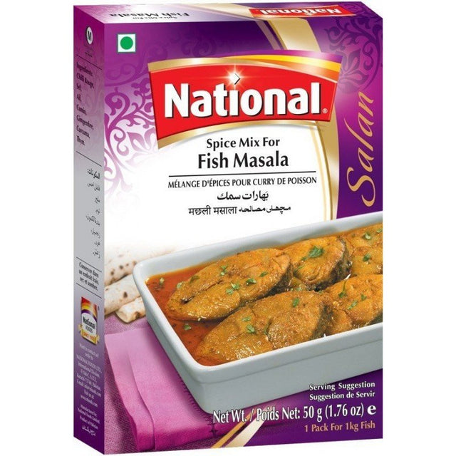 National Spice Mix For Fish Masala 50g - Spices | Desimart