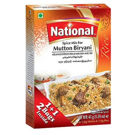 National Spice Mix For Mutton Biryani 45g - Spices | Desimart