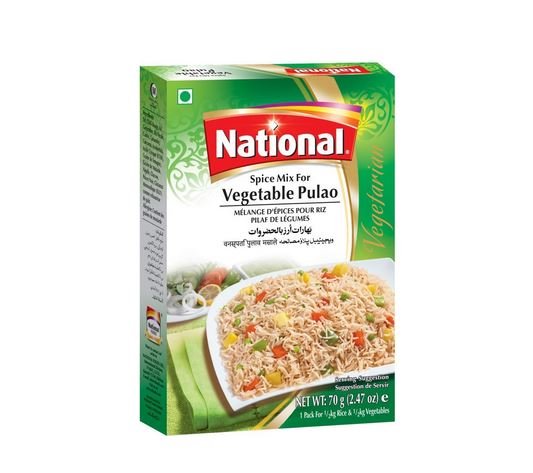 National Spice Mix For Vegetable Paulao 70g - Spices | Desimart