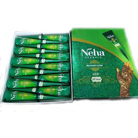 Neha Herbals Mehandi Cone Oil Base (Pack of 3) - Henna | Desimart