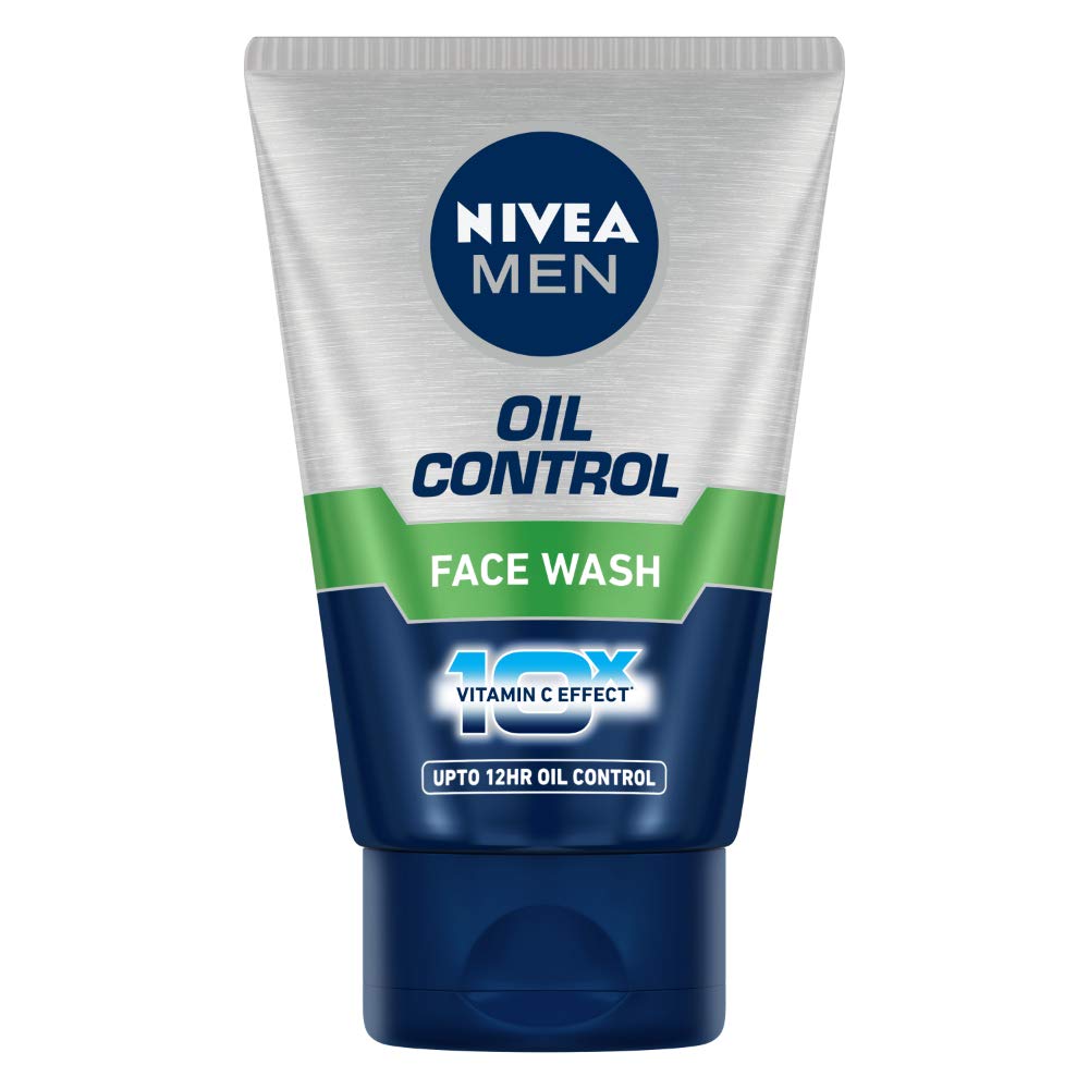 Nivea Men Oil Control Face Wash 10X Vitamin C Effect 100g - Face Care | Desimart