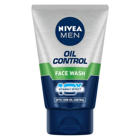 Nivea Men Oil Control Face Wash 10X Vitamin C Effect 100g - Face Care | Desimart