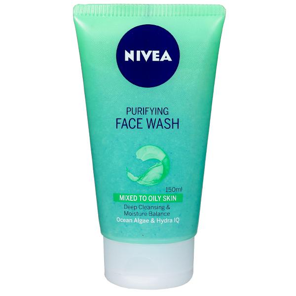 Nivea Purifying Face Wash Mixed To Oily Skin Ocean Algae 150ml - Face Care | Desimart