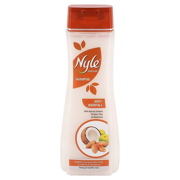 Nyle Anti Hairfall Shampoo With Almond Coconut Milk 400ml - Hair Care | Desimart