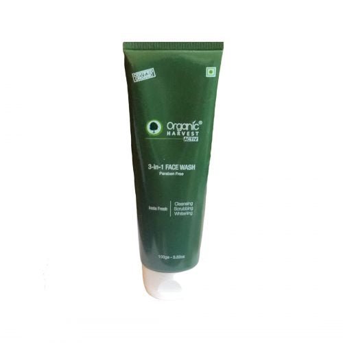 Organic Harvest 3-in-1 Face Wash - Activ 100 g - Face Wash | Desimart