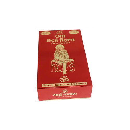Original Om Sai Flora Flexo Incense Sticks Box Of 12 Packs - Incense & Dhoop | Desimart