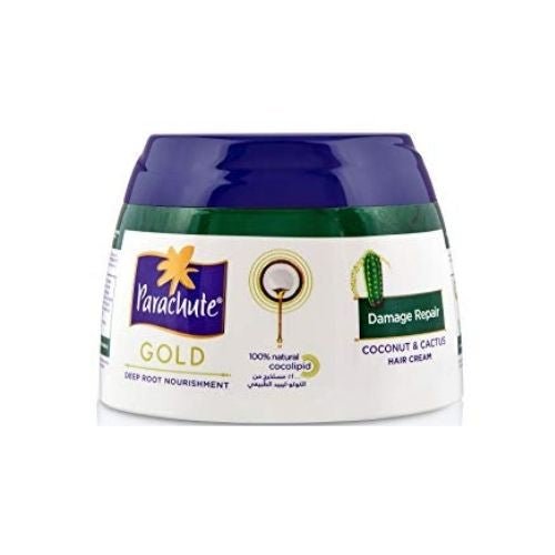 Parachute Gold Damage Repair Hair Cream With Coconut & Cactus 140ml (4.63oz) - Hair Care | Desimart