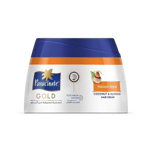 Parachute Gold Natural Shine Hair Cream With Coconut & Almond 140ml (4.63oz) - Singh Cart