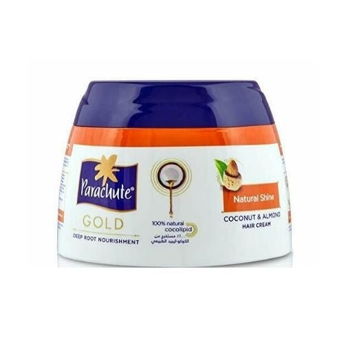 Parachute Gold Natural Shine Hair Cream With Coconut & Almond 140ml (4.63oz) - Hair Care | Desimart