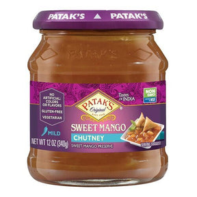 Pataks Sweet Mango Chutney Sweet Mango Preserve Mild 12oz - Pickles & Chutney | Desimart