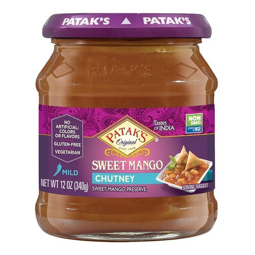 Pataks Sweet Mango Chutney Sweet Mango Preserve Mild 12oz - Pickles & Chutney | Desimart