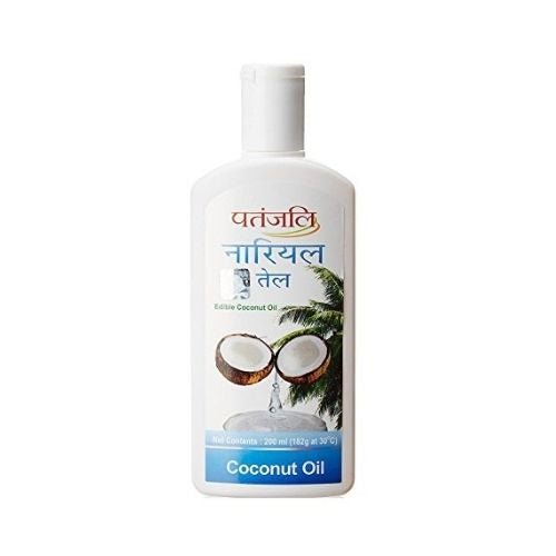 Patanjali Coconut Oil 100% Pure & Natural Oil 200ml (7oz) - Hair Care | Desimart