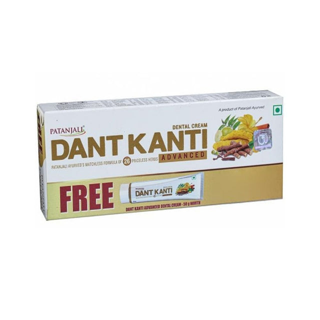 Patanjali Dant Kanti Advanced Dental Cream 150g - Oral care | Desimart