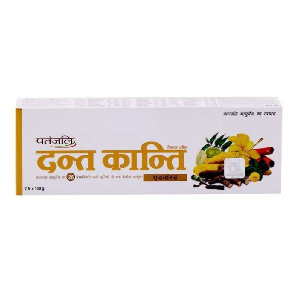 Patanjali Dant Kanti Advanced Toothpaste Dental Cream 200g - Oral care | Desimart