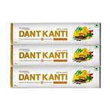 Patanjali Dant Kanti Dental cream Advanced 100g (3.5oz) (Pack of 3) - Singh Cart