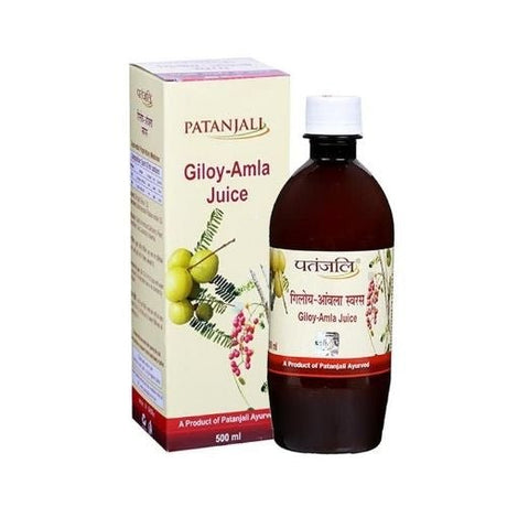 Patanjali Giloy Amla Juice Immune Support 500ml (16.9oz) - Beverages | Desimart