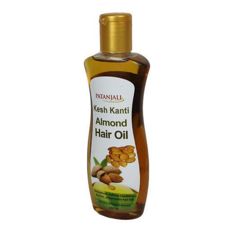 Patanjali Kesh Kanti Almond Hair Oil 200ml - Hair Care | Desimart