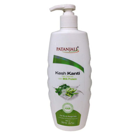 Patanjali Kesh Kanti Milk Protein Shampoo 400ml - Hair Care | Desimart