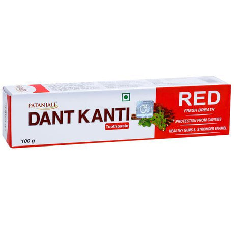 Patanjali Red Toothpaste 200g (Pack of 3) - Oral care | Desimart