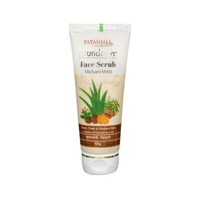 Patanjali Saundarya Face Scrub With Multani Mitti 60g (2.1oz) - Face Care | Desimart
