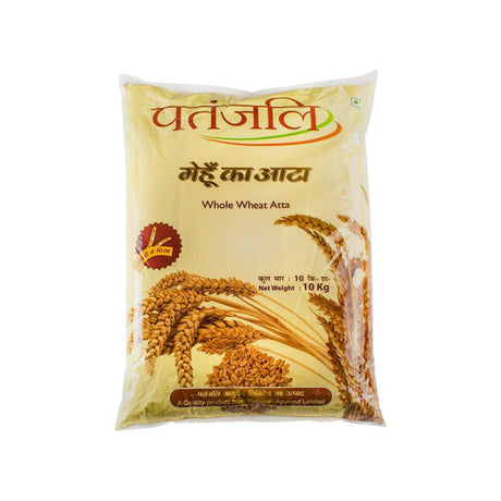 Patanjali Whole Wheat Atta 10 lb - Atta | Desimart