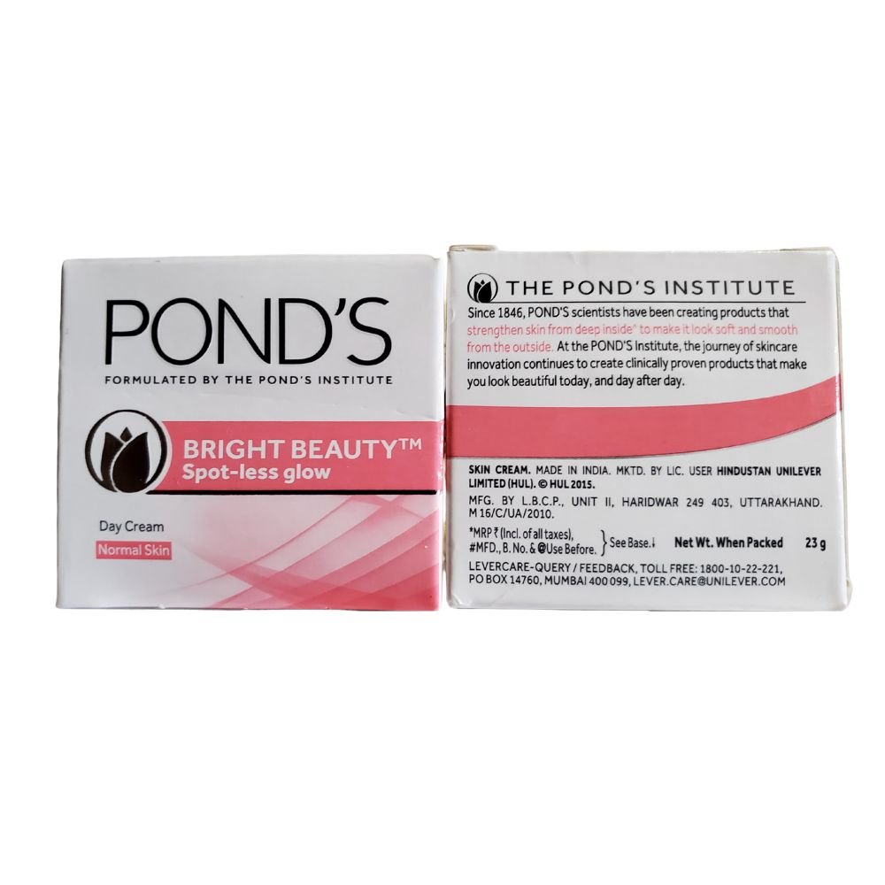 Ponds Bright Beauty Spot Less Glow Day Cream 23g - Creams & Moisturizers | Desimart