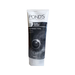 Ponds Pure Detox Anti Pollution Face Wash With Activated Charcoal 50g - Desimart