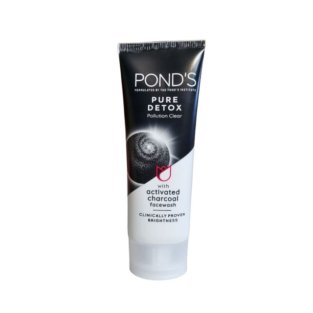Ponds Pure Detox Anti Pollution Face Wash With Activated Charcoal 50g - Face Wash | Desimart