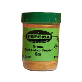 Preema Green Food Color Powder 25g - Food Colour | Desimart
