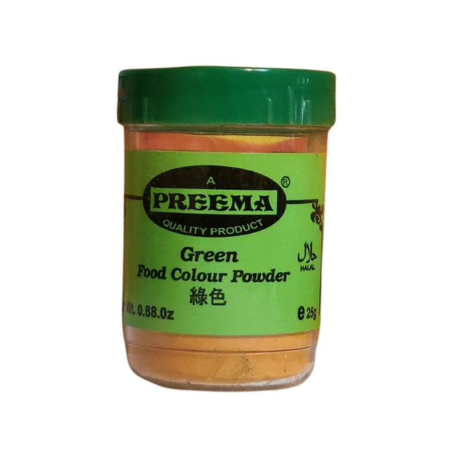 Preema Green Food Color Powder 25g - Food Colour | Desimart
