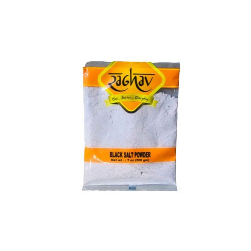 Raghav Black Salt Powder Kala Namak 200g (7 oz) - Spices | Desimart
