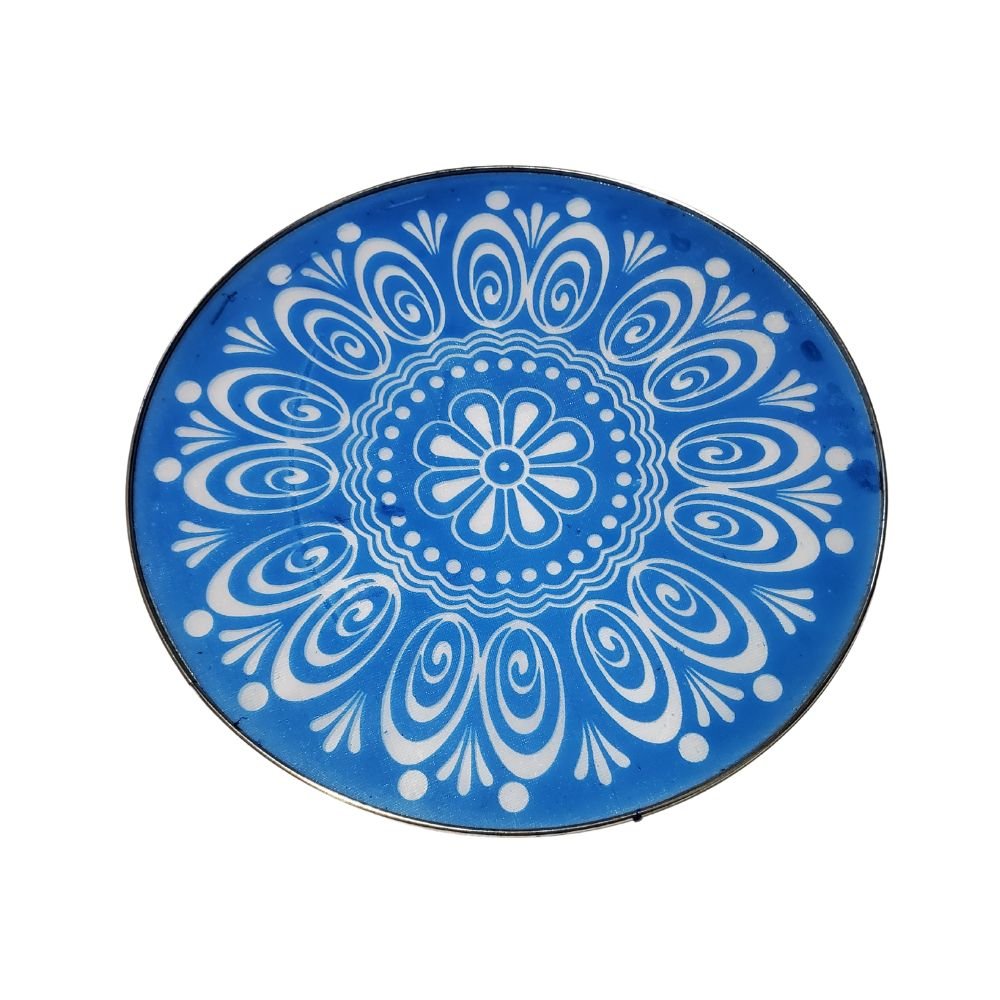 Resuable Rangoli Stencils Beautiful Design Steel Net 12 Inch - Desimart