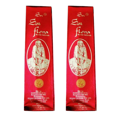 Sai Flora Fluxo Incense Sticks 25g (Pack of 2) - Incense & Dhoop | Desimart