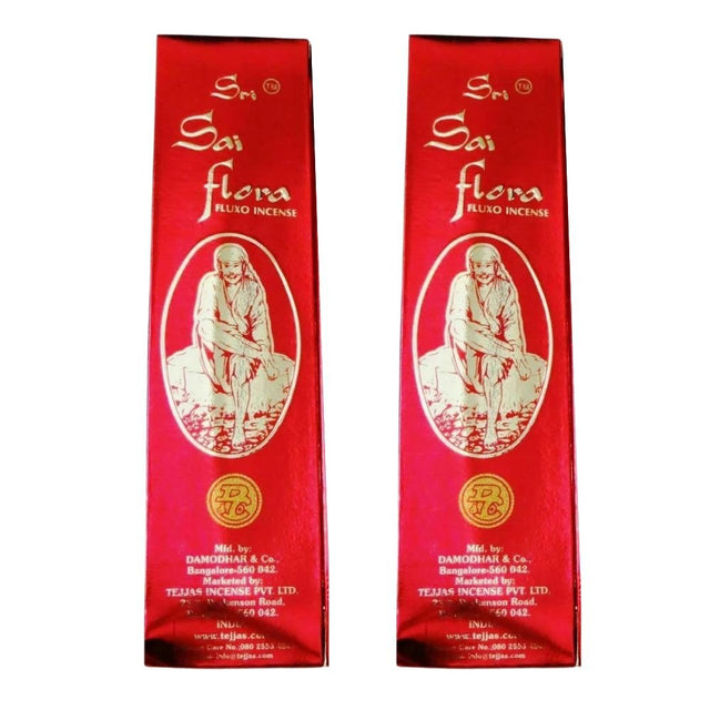 Sai Flora Fluxo Incense Sticks 25g (Pack of 2) - Incense & Dhoop | Desimart