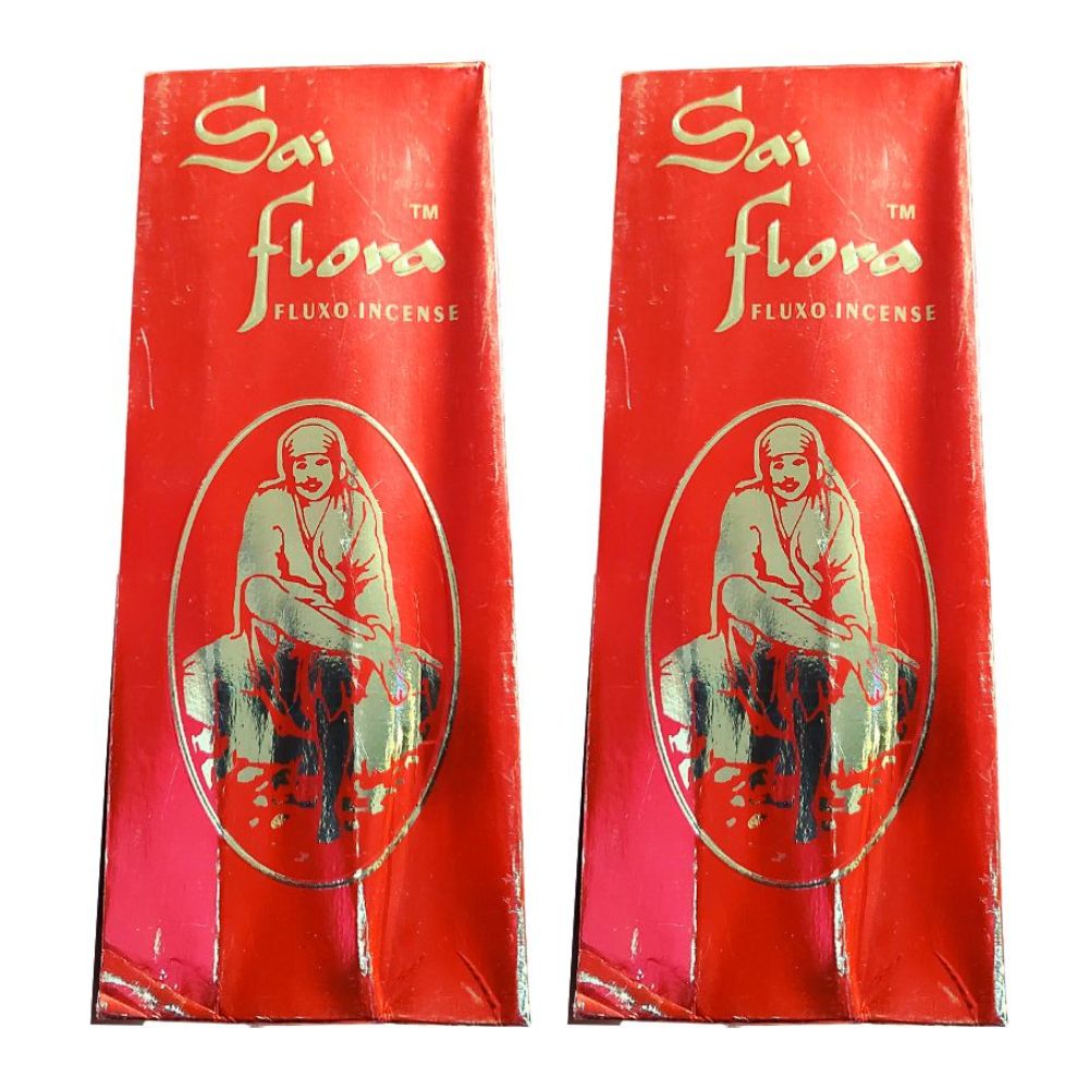 Sai Flora Fluxo Incense Sticks 25g (Pack of 2) - Singh Cart