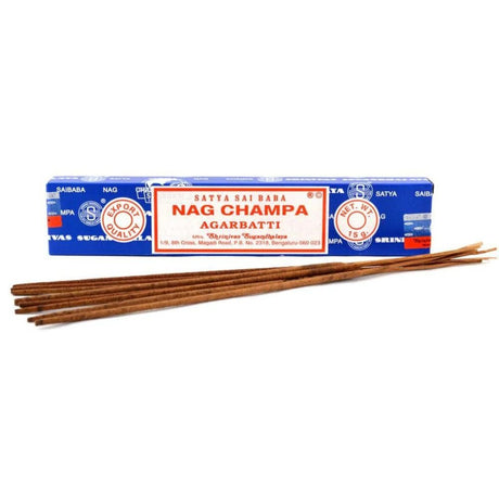 Satya Sai Baba Nag Champa Agarbatti Incense Sticks 15g (Pack of 2) - Incense & Dhoop | Desimart