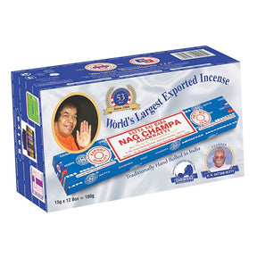 Satya Sai Baba Nag Champa Agarbatti Incense Sticks 15g (Pack of 2) - Desimart