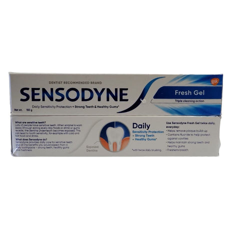 Sensodyne Fresh Gel Toothpaste For Sensitive Teeth 150g - Oral care | Desimart
