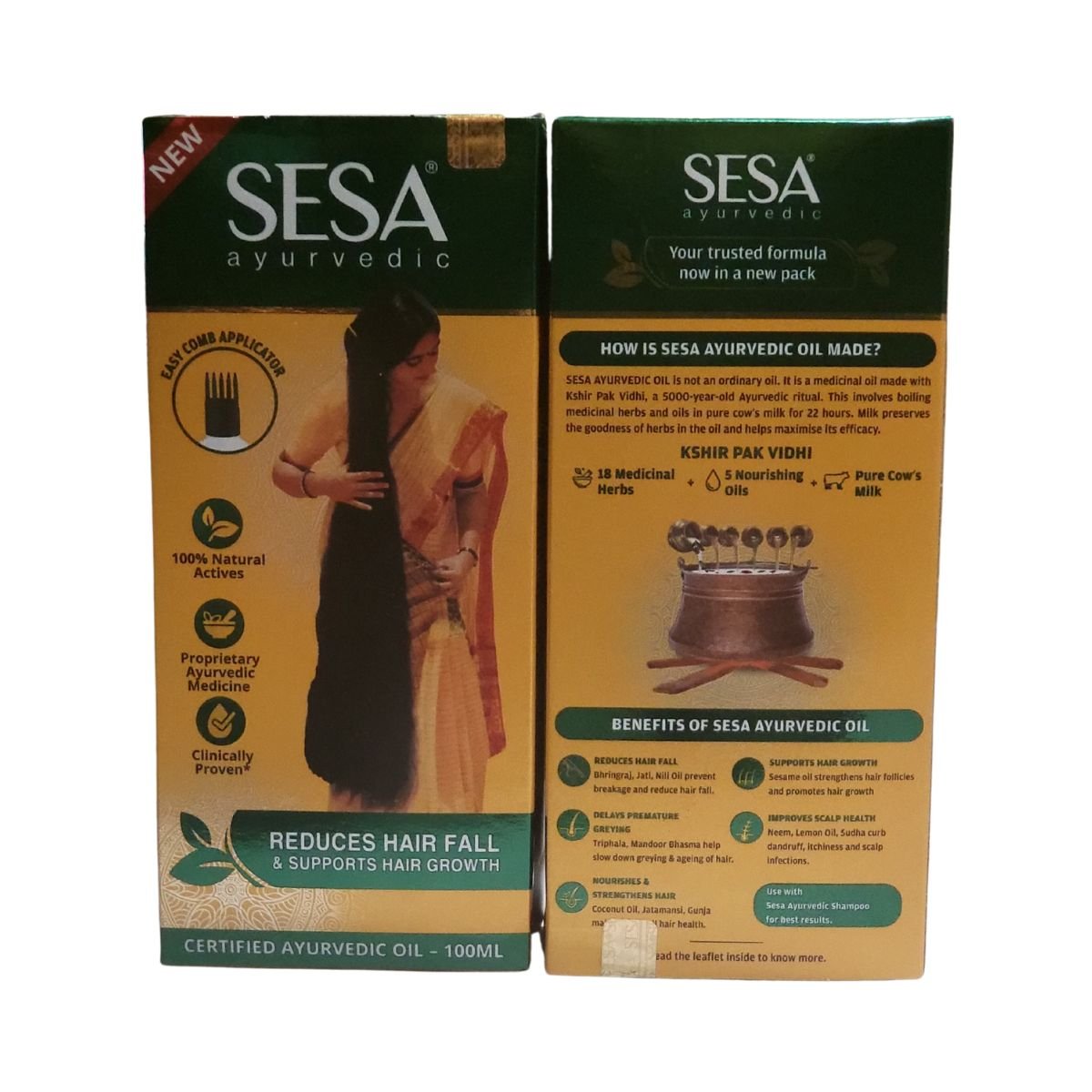 Sesa Ayurvedic Hair Oil Reduces Hair Fall 100ml - Hair Care | Desimart