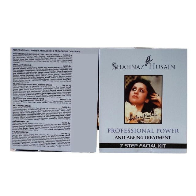 Shahnaz Husain Professional Power Anti Ageing Treatment 7 Step Facial Kit 63g - Facial Kit | Desimart