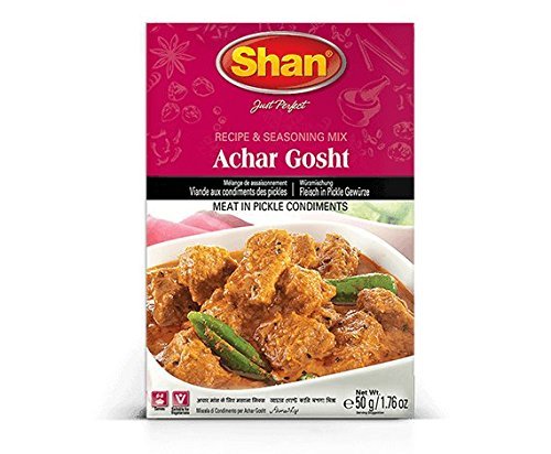 Shan Achar Gosht Curry Recipe & Seasoning Mix 50g - Spices | Desimart