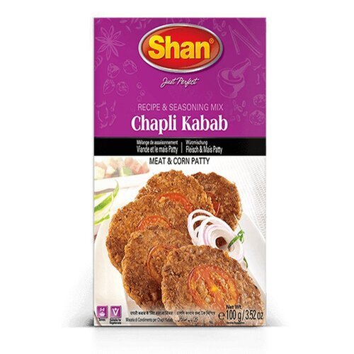 Shan Chapli Kabab Recipe and Seasoning Mix 100g - Spices | Desimart